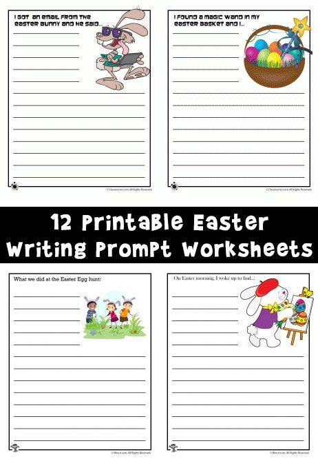 Easter Writing Activities
 Easter Writing Prompts For Kindergarten Algebra