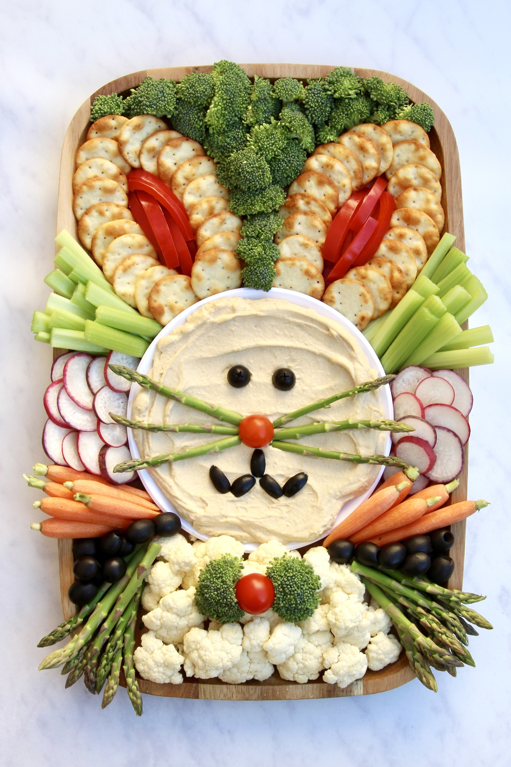 Fun Easter Appetizers
 Easter Bunny Snack Board by The BakerMama – Cravings Happen