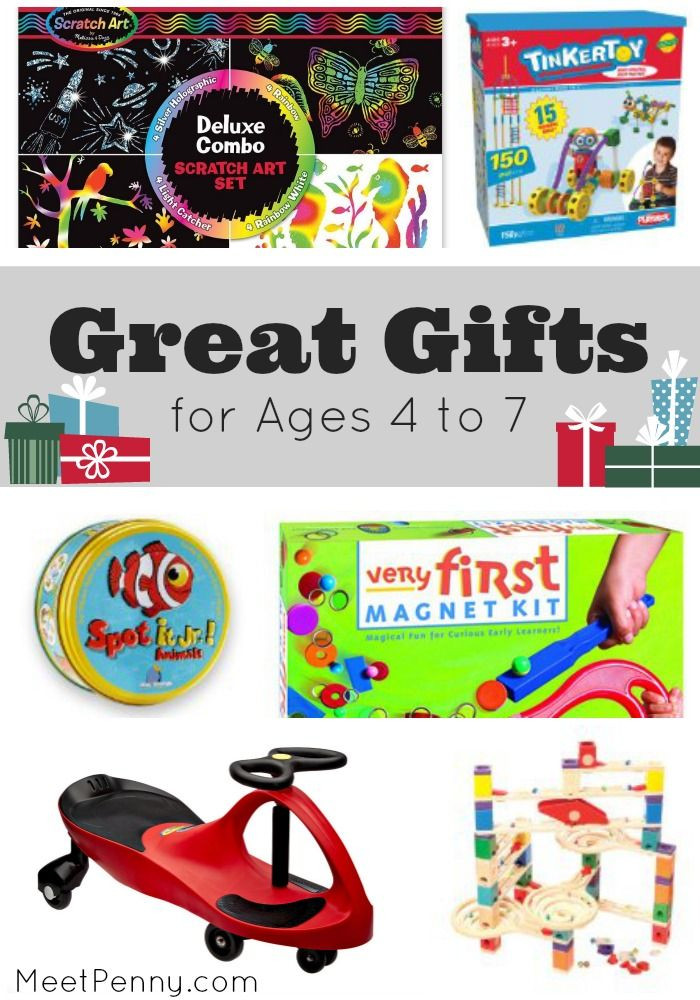 Gift Ideas For Boys Age 7
 Great Gift Guide Ideas for Younger Children Ages 4 7