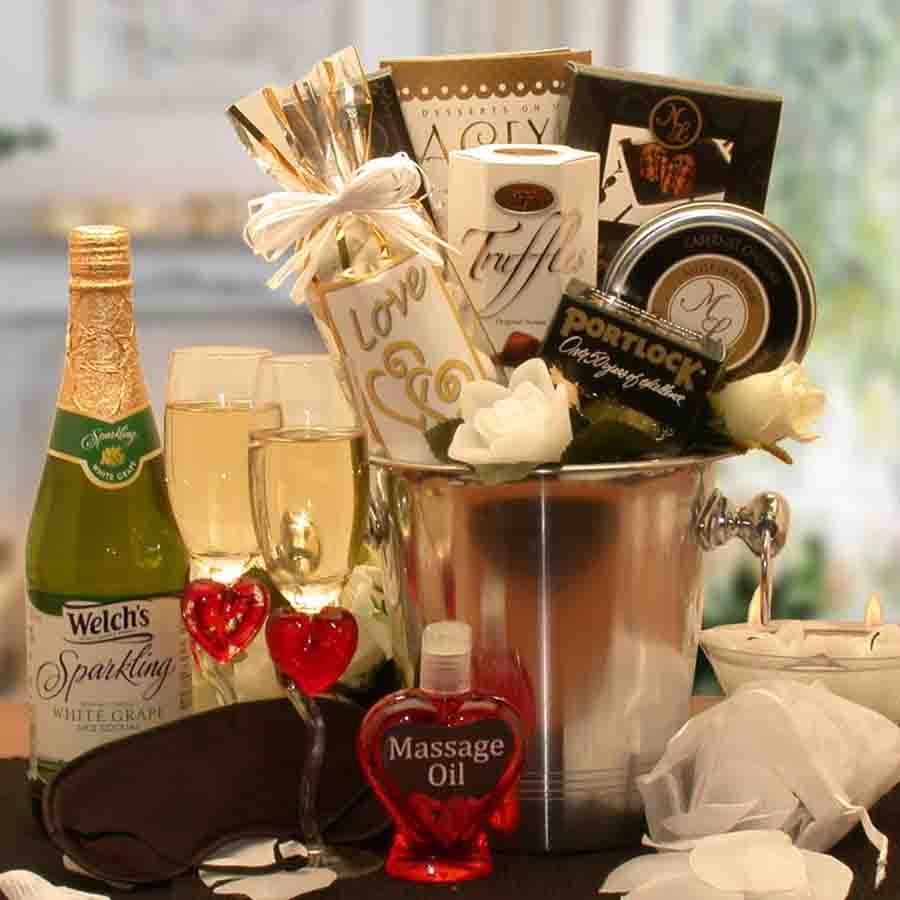 Gift Ideas For Eloped Couple
 Deluxe Romantic Evening For Two Gift Basket
