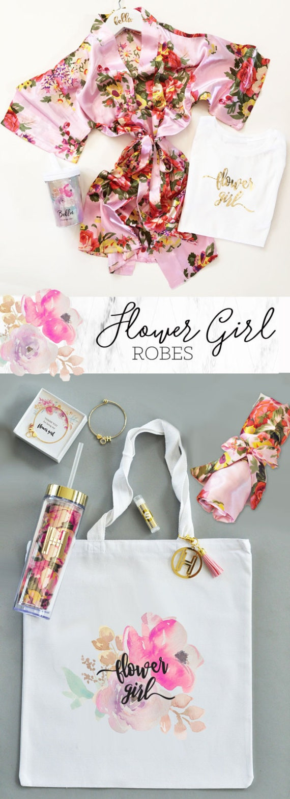 Gift Ideas For Flower Girls
 Flower Girl Robes Flower Girl Gift Ideas Girls Robe by