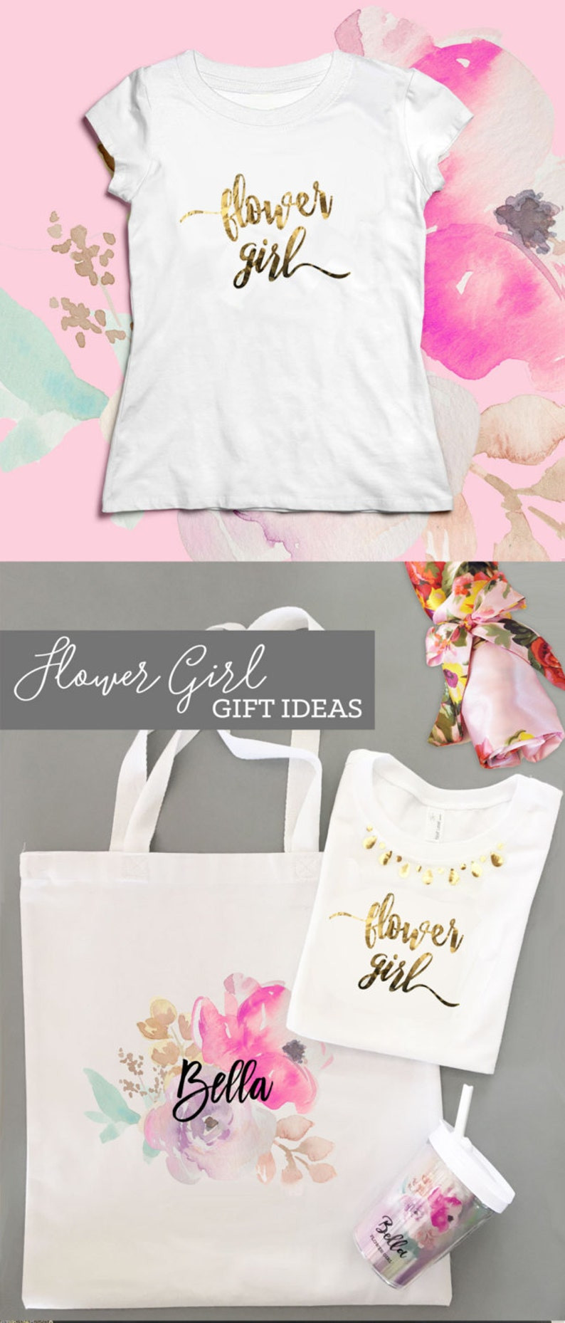 Gift Ideas For Flower Girls
 Flower Girl Gift Ideas Flower Girl Tumbler Flower Girl Cup