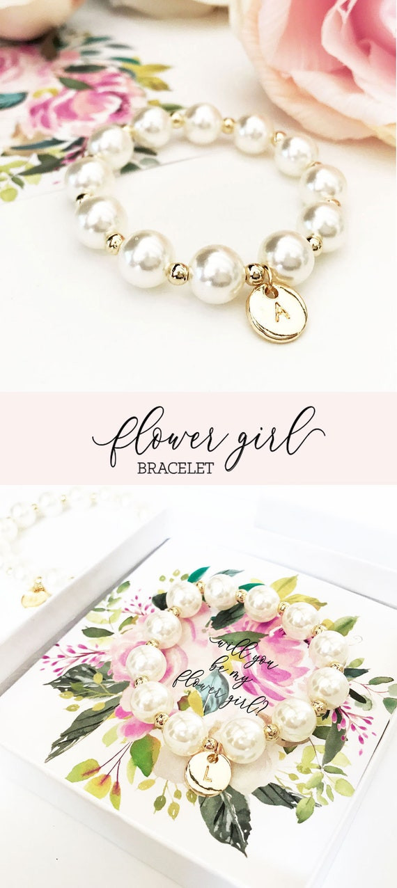 Gift Ideas For Flower Girls
 Flower Girl Proposal Bracelet Flower Girl Proposal Gift