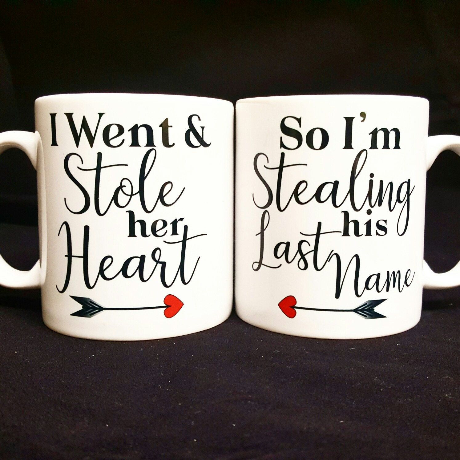 Gift Ideas For Newly Engaged Couple
 Stole Her Heart Stealing His Name Newly Engaged Couple