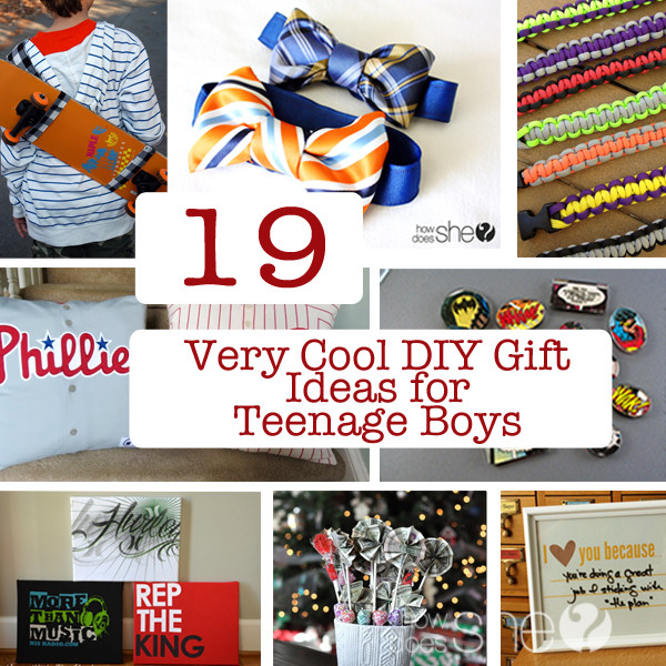 Gift Ideas For Teenage Boys
 19 Very Cool DIY Gift Ideas For Teenage Boys