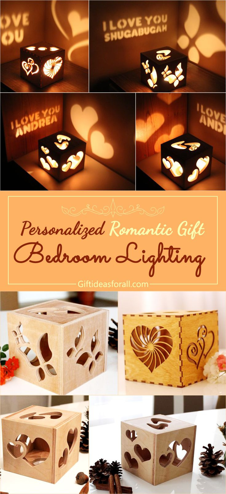 Girlfriend Gift Ideas Birthday
 Personalized romantic bedroom lighting Gifts Giftideas