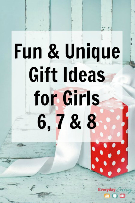 Girls Gift Ideas Age 6
 Fun & Unique Gift Ideas Girls Ages 6 7 8
