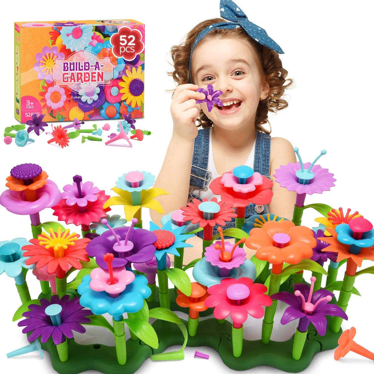 Girls Gift Ideas Age 6
 Snoky Toys for 3 12 Year Old Girls Flower Garden Building