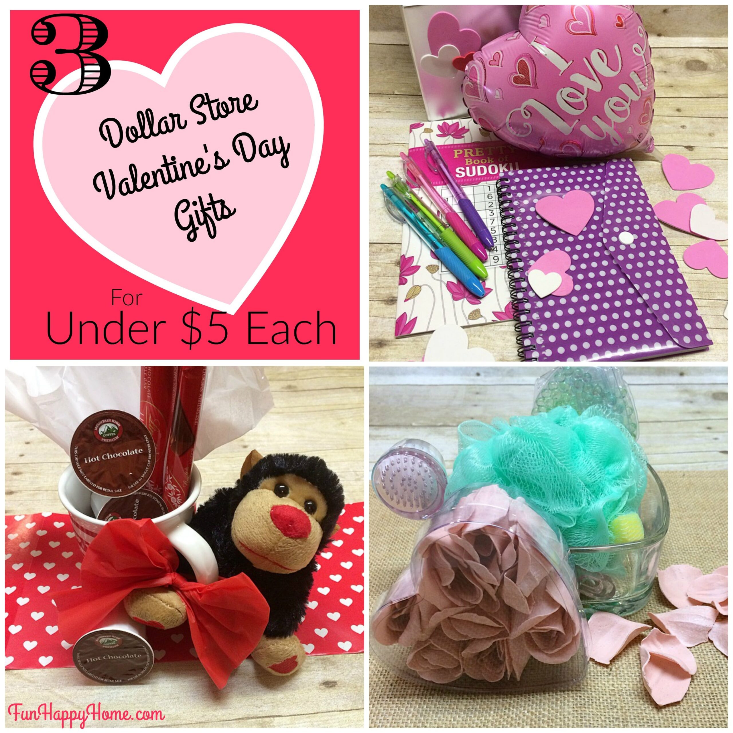 Good Valentines Gift Ideas
 3 Easy Dollar Store Valentine s Day Gifts Fun Happy Home