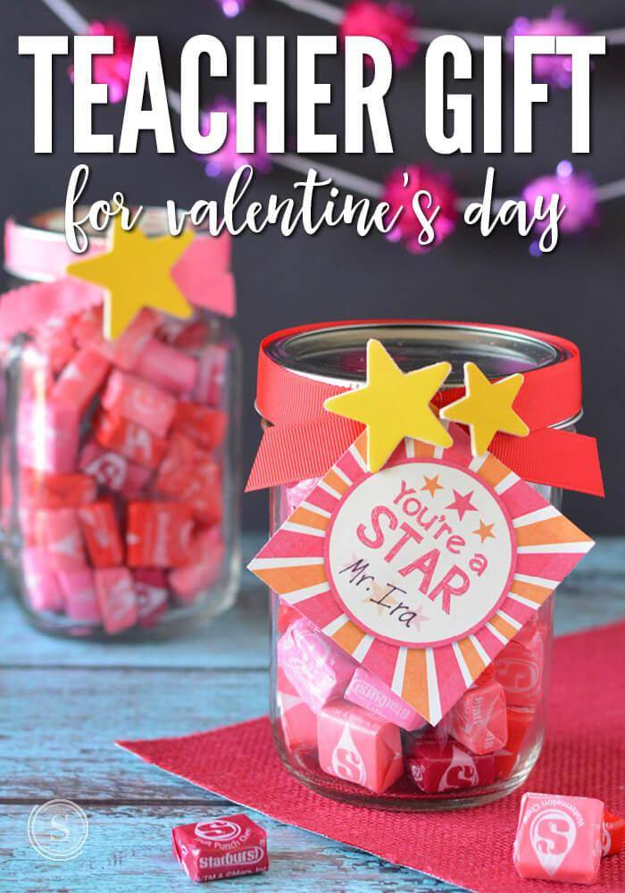 Great Valentine'S Day Gift Ideas
 Starburst Valentines Day Teacher Gift Idea Passion For