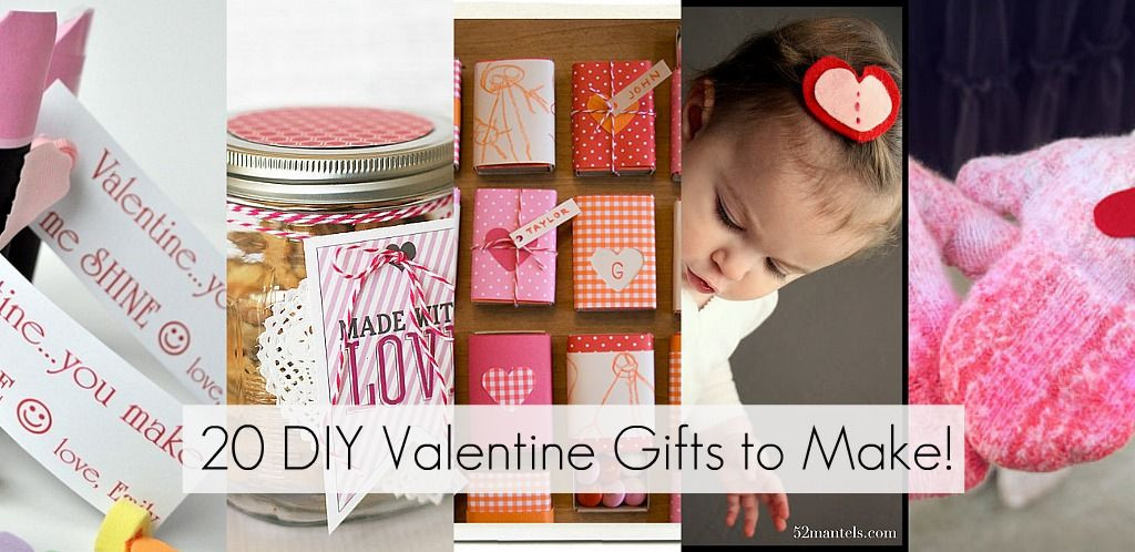 Great Valentines Gift Ideas
 Great Ideas — 20 DIY Valentine Gifts to Make