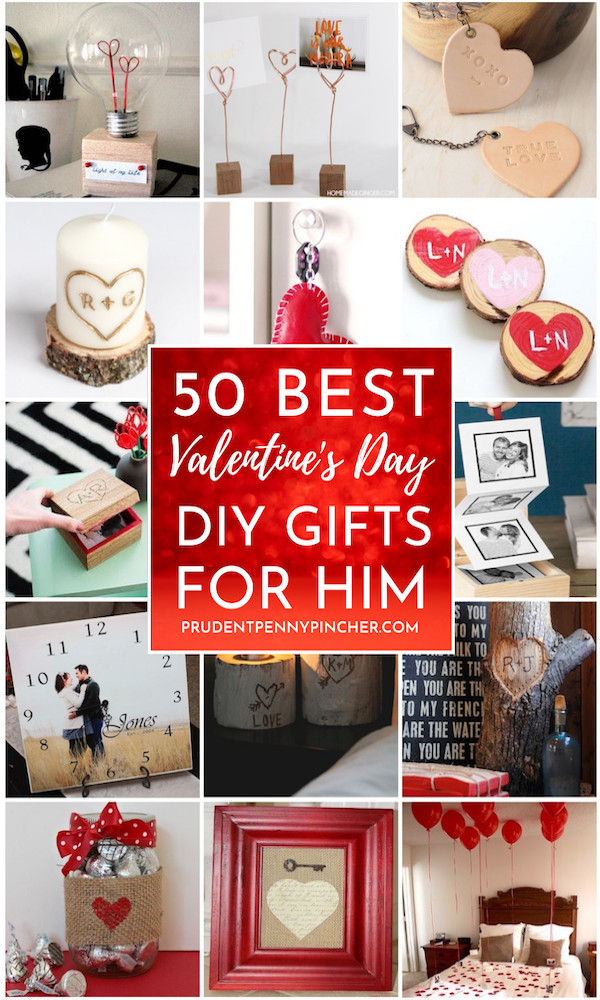Ideas For Valentines Day For Him
 50 DIY Valentines Day Gifts for Him Prudent Penny Pincher