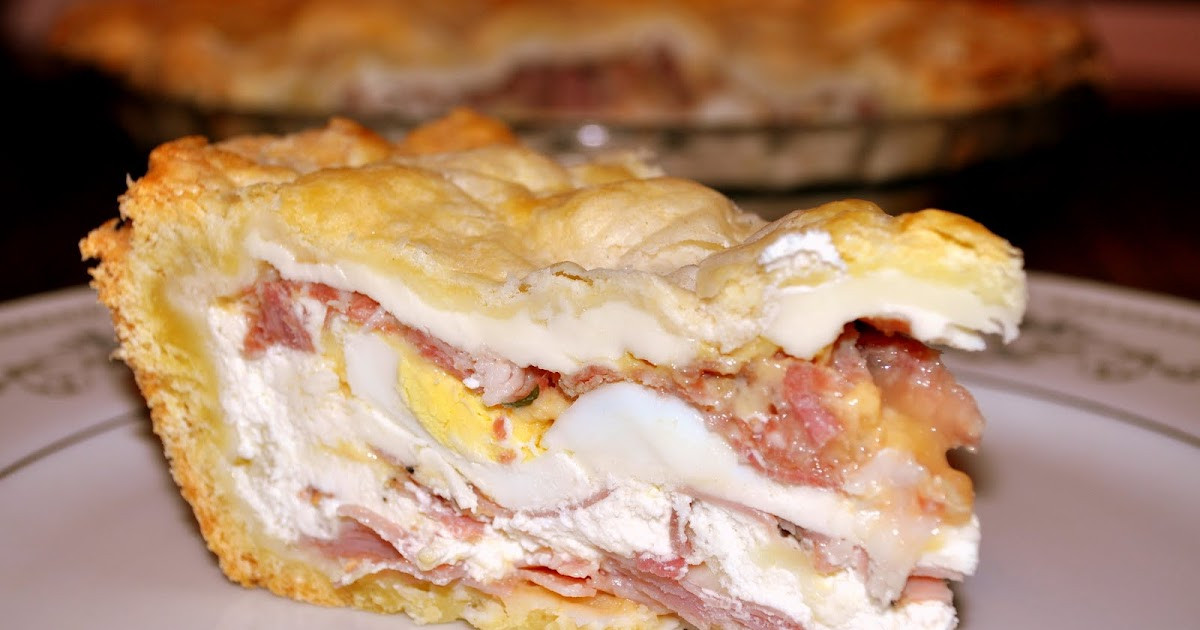 Italian Ham Pie Easter Recipe
 Our Italian Kitchen Pizzagaina Italian Easter Pie