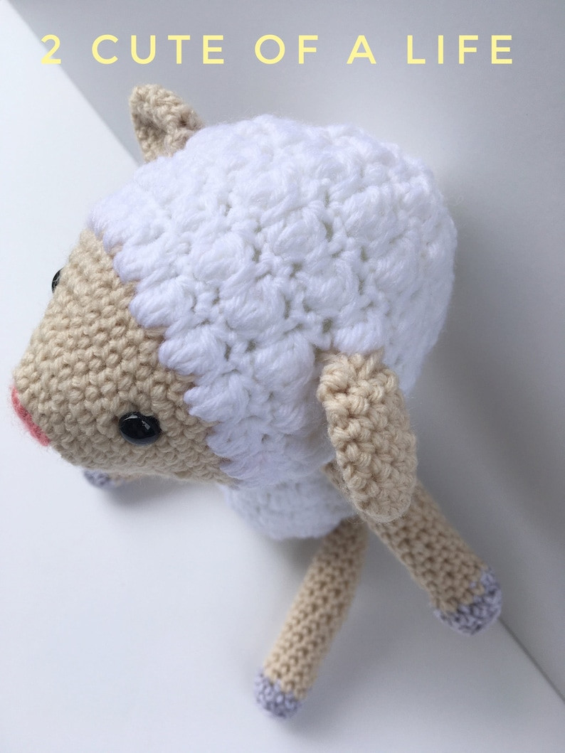 Lamb Easter Basket
 Crochet lamb toy Amigurumi Easter toy Easter basket