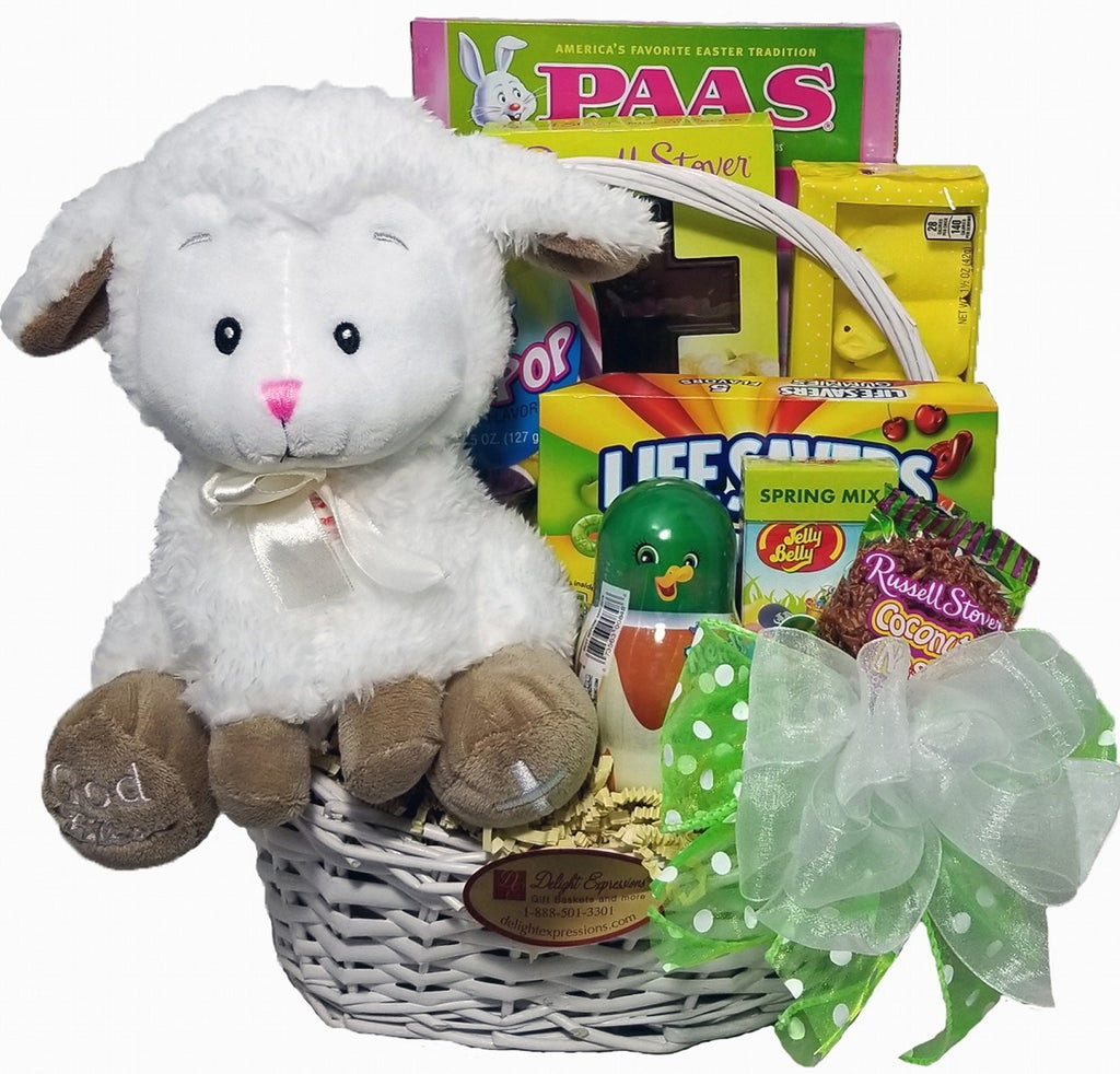 Lamb Easter Basket
 Little Lamb Easter Gift Basket Holiday Food Baskets