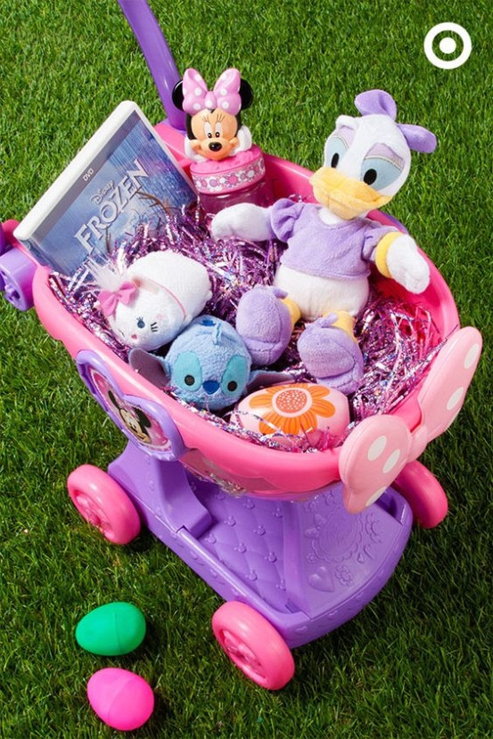 Little Girl Easter Basket Ideas
 Minnie Shopping Cart Easter basket idea for little girls