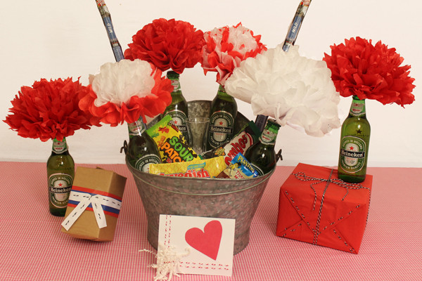 Manly Valentine Gift Ideas
 DIY Valentine Gift Ideas for Him The Man Bouquet