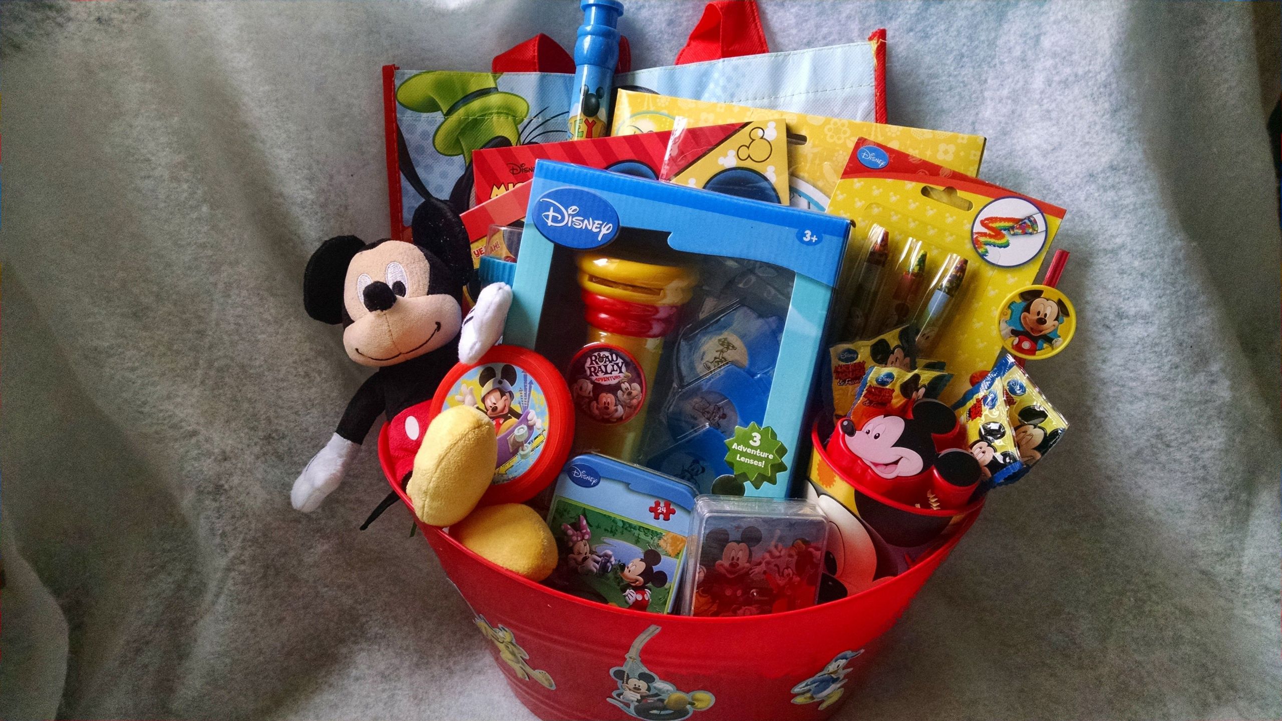 Mickey Mouse Easter Basket Ideas
 Mickey Mouse Gift Basket from Connie s Creations