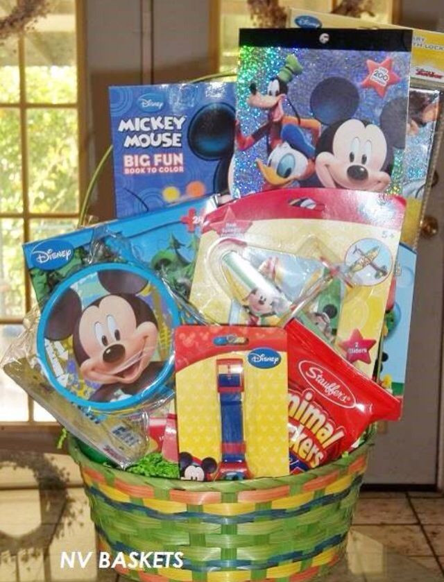 Mickey Mouse Easter Basket Ideas
 Mickey Mouse Easter Basket