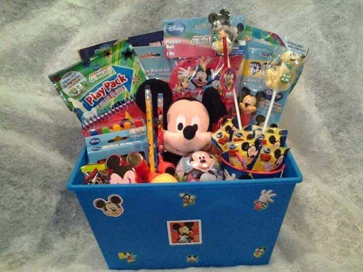 Mickey Mouse Easter Basket Ideas
 Mickey Mouse Gift Basket from Connie s Creations