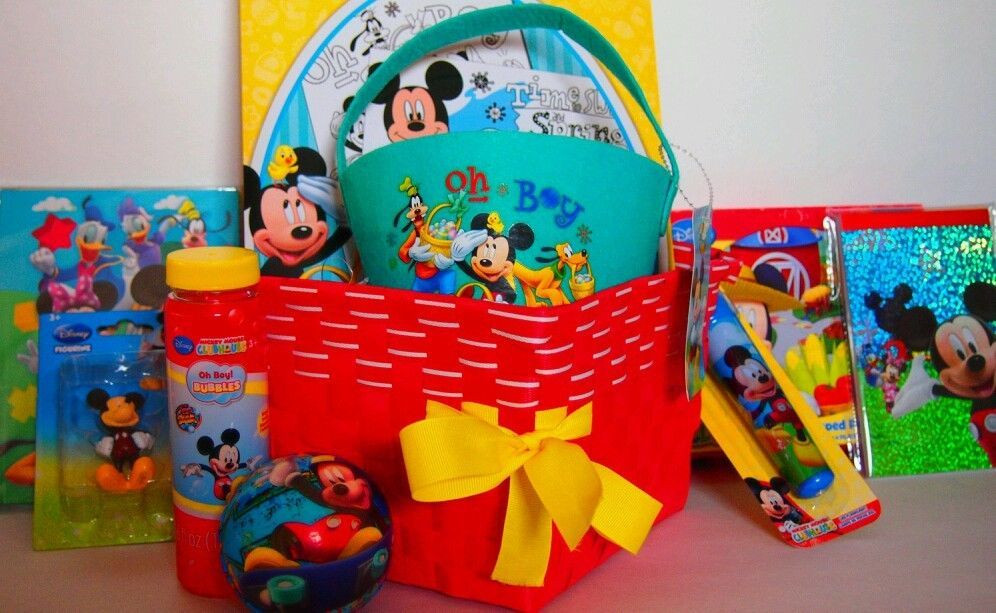 Mickey Mouse Easter Basket Ideas
 Disney Mickey Mouse t basket Easter birthday every