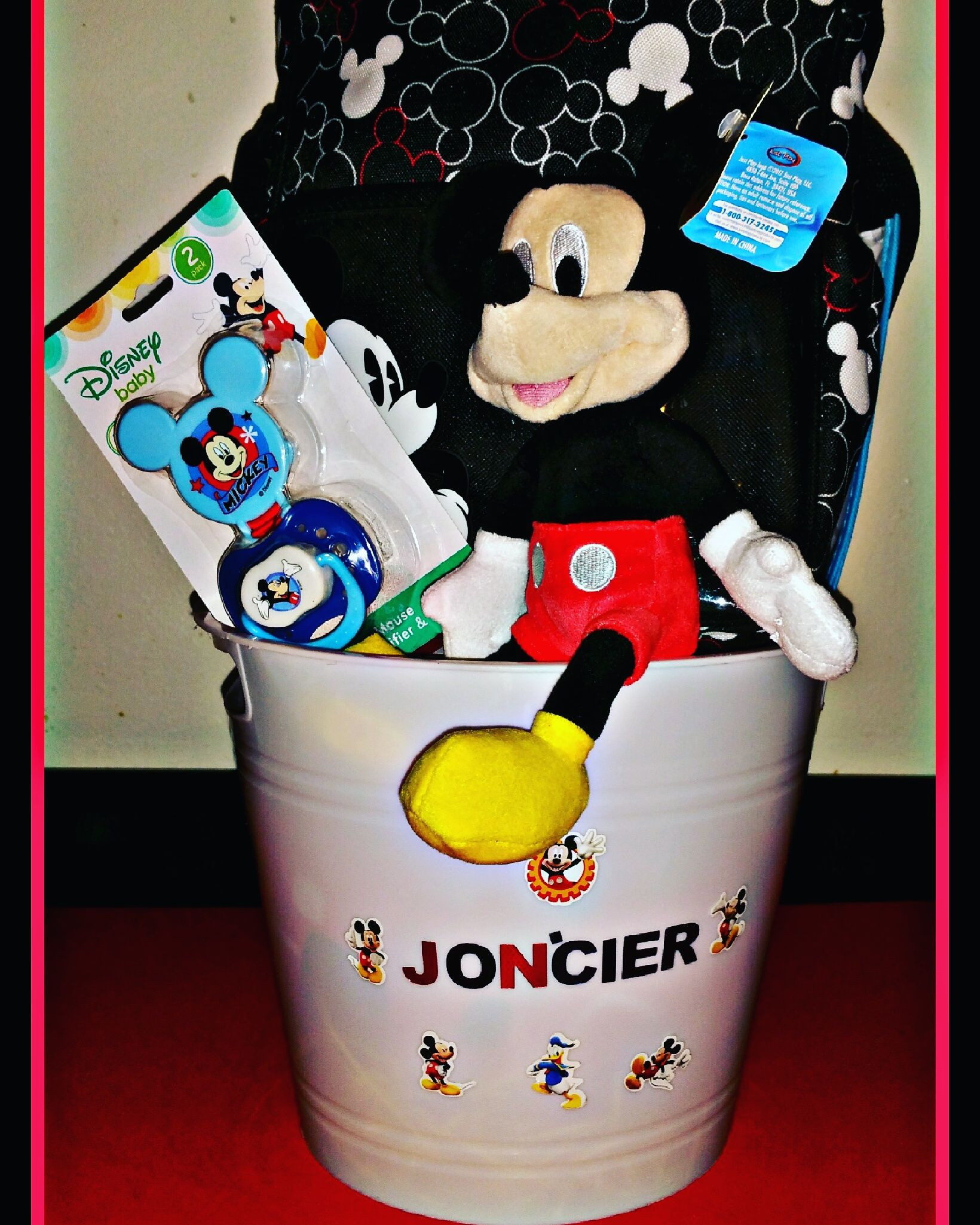 Mickey Mouse Easter Basket Ideas
 Mickey Mouse Easter Basket for a baby