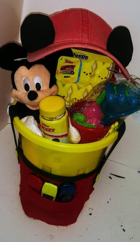 Mickey Mouse Easter Basket Ideas
 Easter basket mickey mouse easter present childs t
