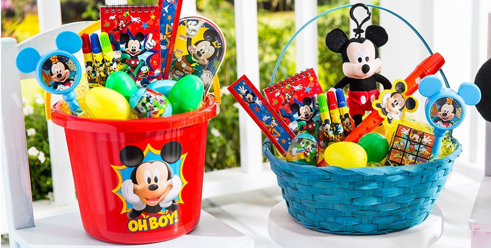 Mickey Mouse Easter Basket Ideas
 Build Your Own Mickey Mouse Easter Basket Party City