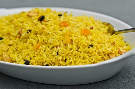 Middle Eastern Rice Pilaf Recipes
 Basmati Rice Pilaf with Dried Fruit and Almonds ce