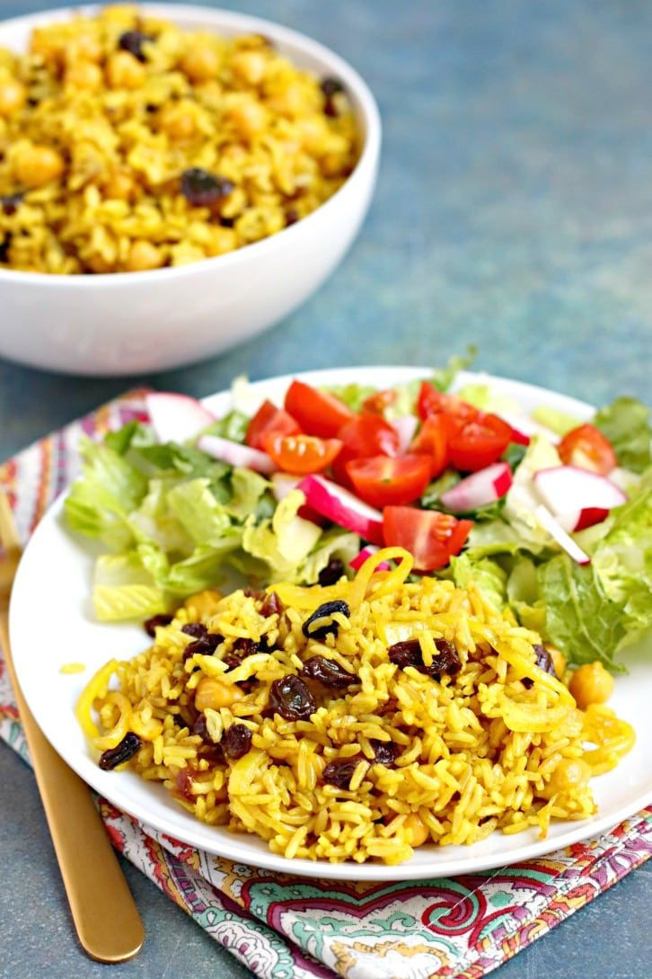 Middle Eastern Rice Pilaf Recipes
 Basmati Rice Pilaf with Chickpeas and Dried Fruit