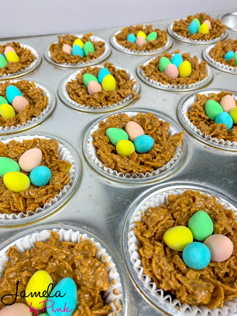 No Bake Easter Desserts
 No Bake Edible Birds Nests Easter Dessert Recipe ⋆ by Pink