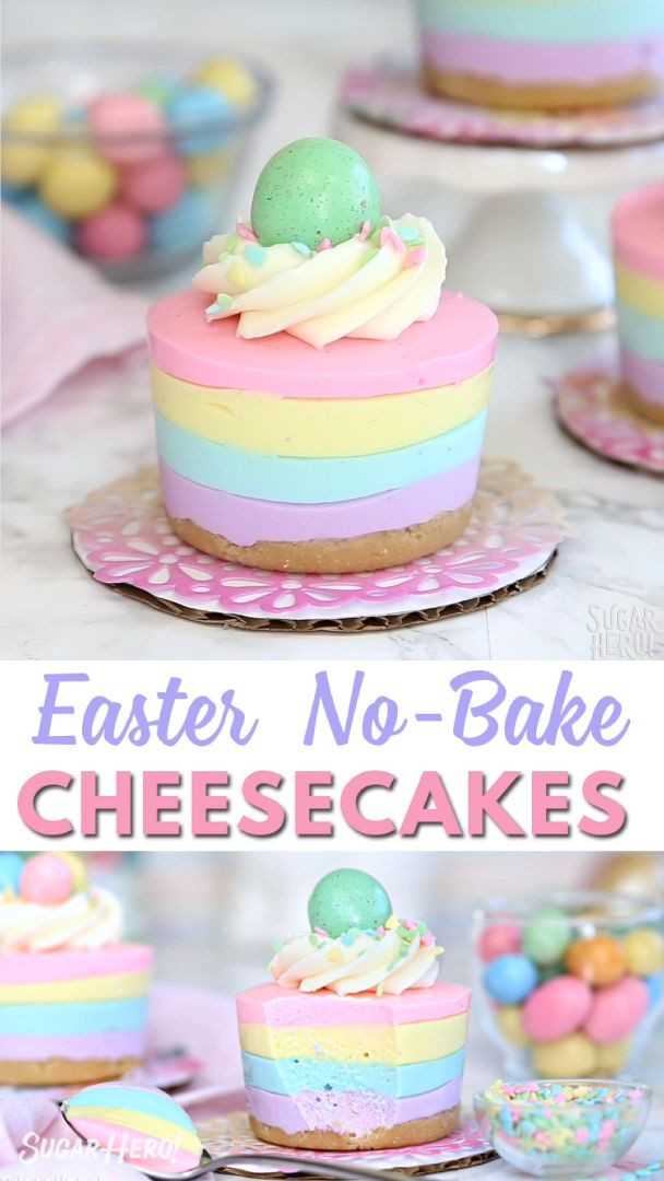 No Bake Easter Desserts
 Easter No Bake Cheesecakes Video [Video]