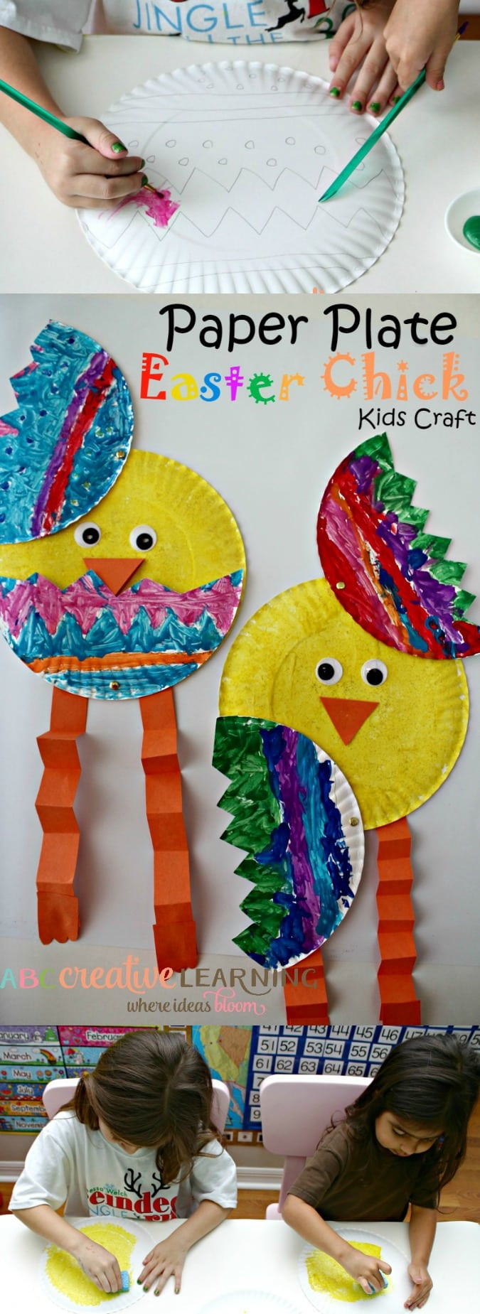 Paper Plate Easter Crafts
 Cutest Paper Plate Easter Chick Kids Craft