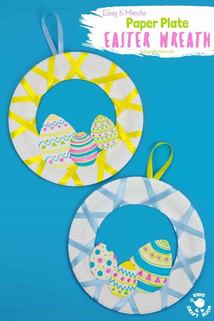 Paper Plate Easter Crafts
 Easy Peasy Paper Plate Easter Wreath Kids Craft Room