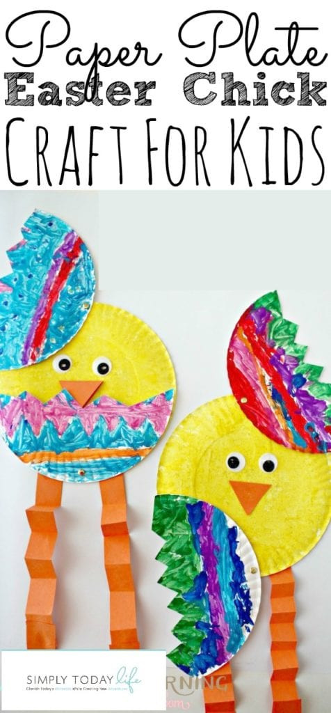 Paper Plate Easter Crafts
 Paper Plate Easter Chick Kids Craft Simply Today Life
