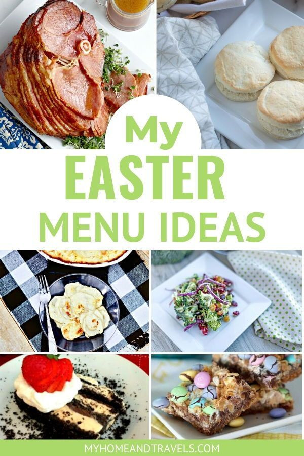 Perfect Easter Dinner Menu
 Easy Easter Menu Ideas also perfect for any spring