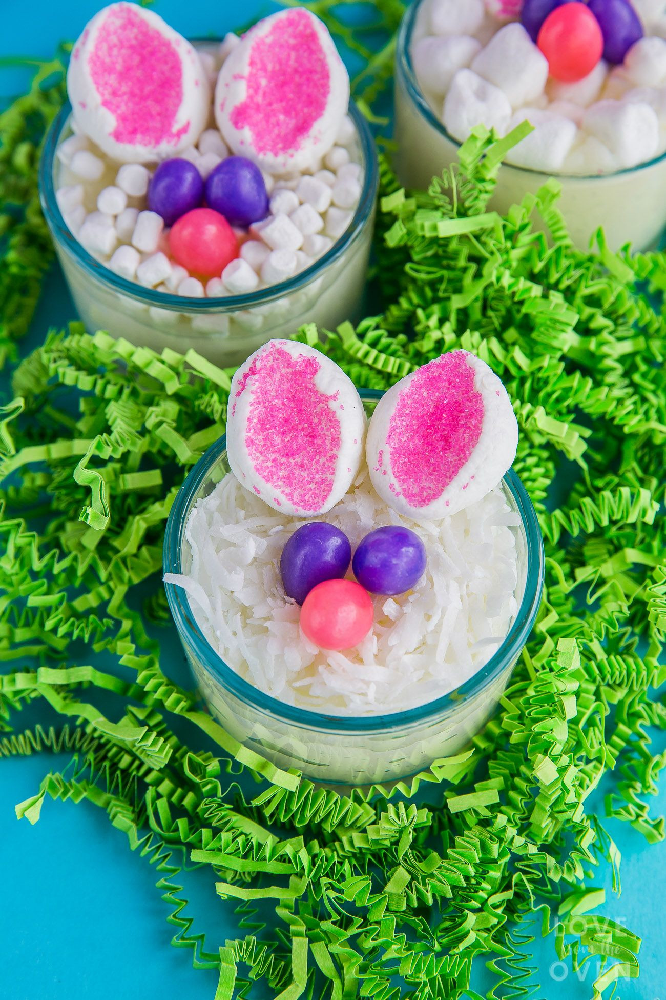 Quick And Easy Easter Desserts
 These quick and cute Easter Bunny Pudding Cups are both