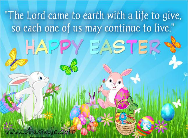 Quotes For Easter Wishes
 Happy Easter Wishes Quotes – Cathy