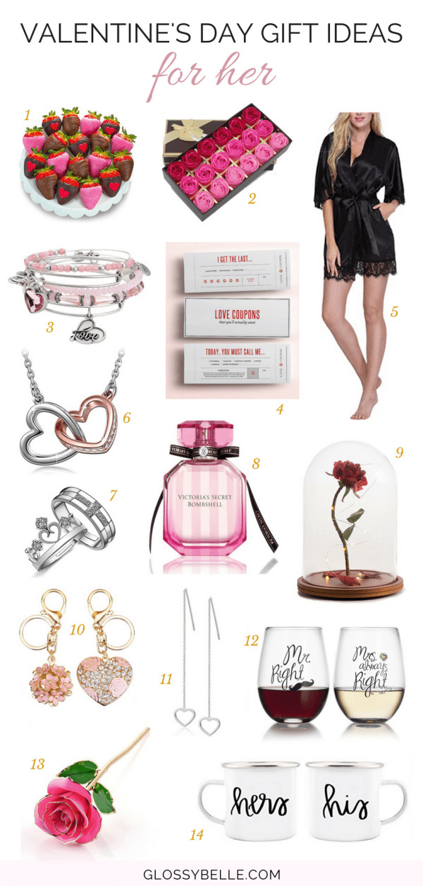 Romantic Gift Ideas For Girlfriend
 18 Sweet Valentine s Day Gift Ideas For Her – Glossy Belle