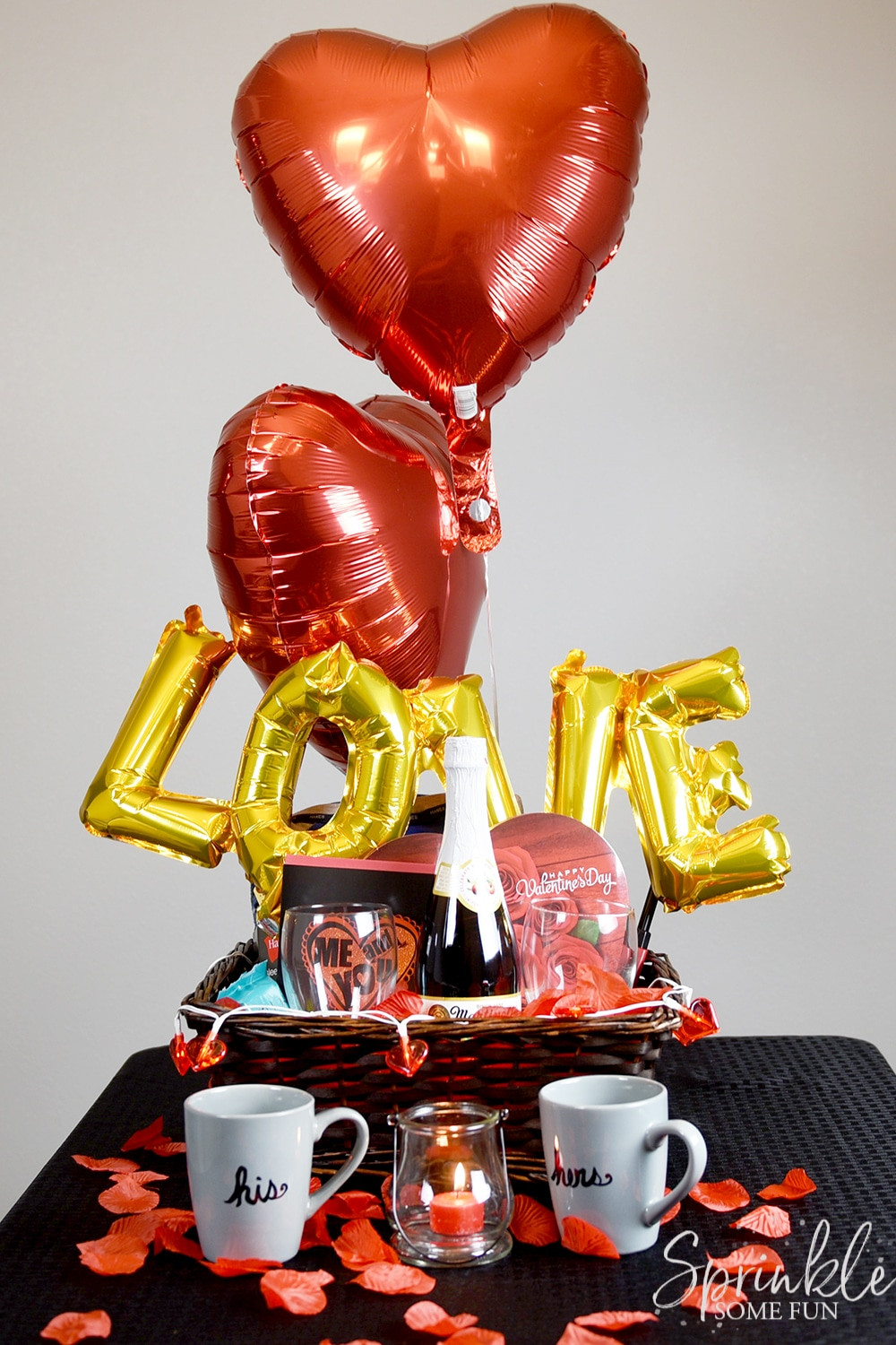 Romantic Valentine Gift Ideas
 Romantic Valentine Gift Basket Ideas ⋆ Sprinkle Some Fun