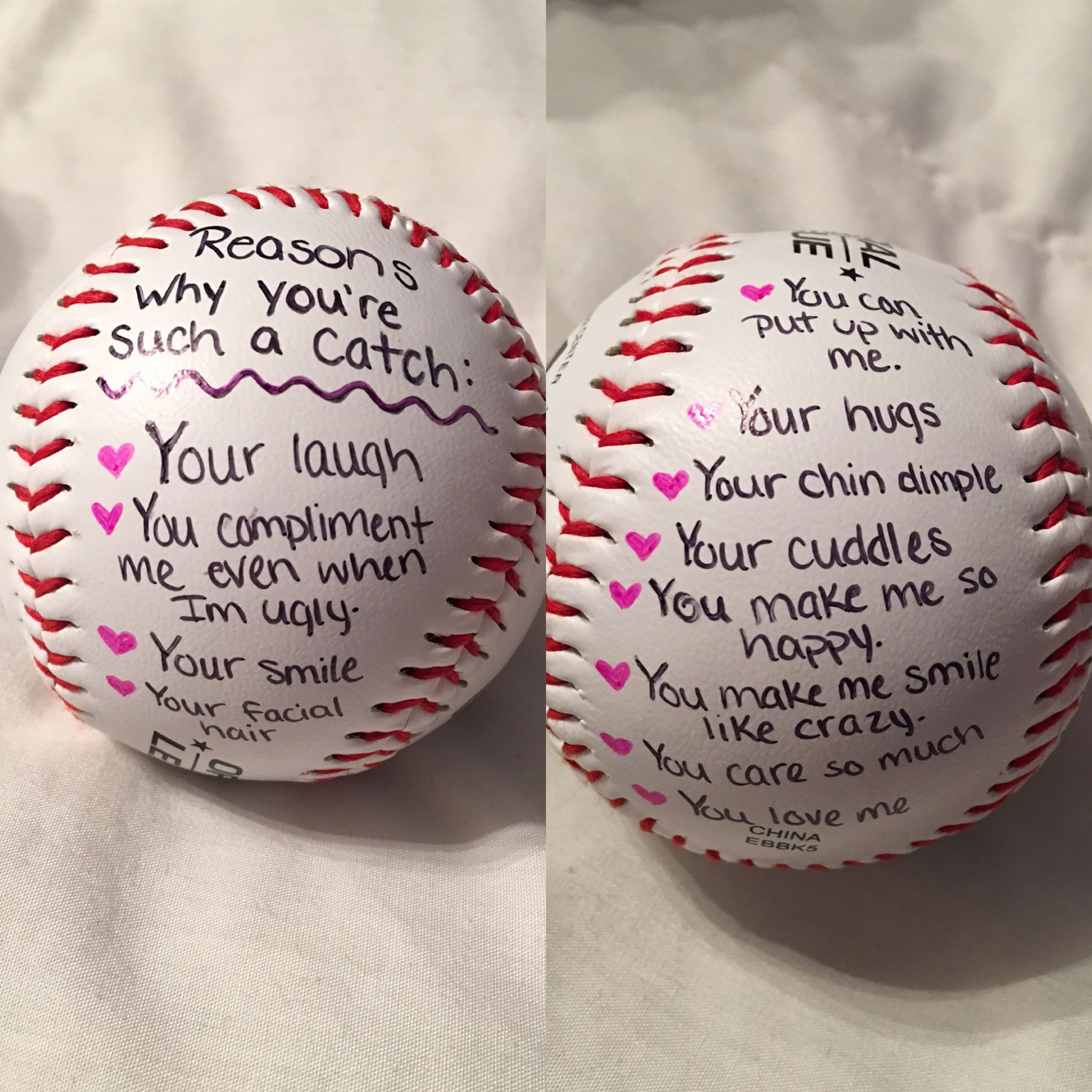 Thoughtful Gift Ideas For Boyfriend
 Cute baseball t for him