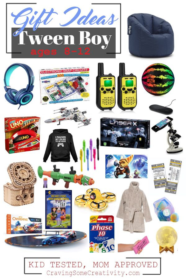 Top Gift Ideas For 12 Year Old Boys
 Best Gifts For Tween Boys Age 10 to 12