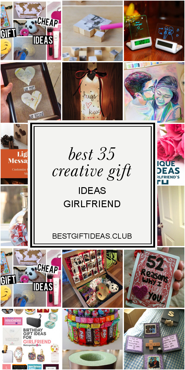 Unique Gift Ideas Girlfriend
 Best 35 Creative Gift Ideas Girlfriend