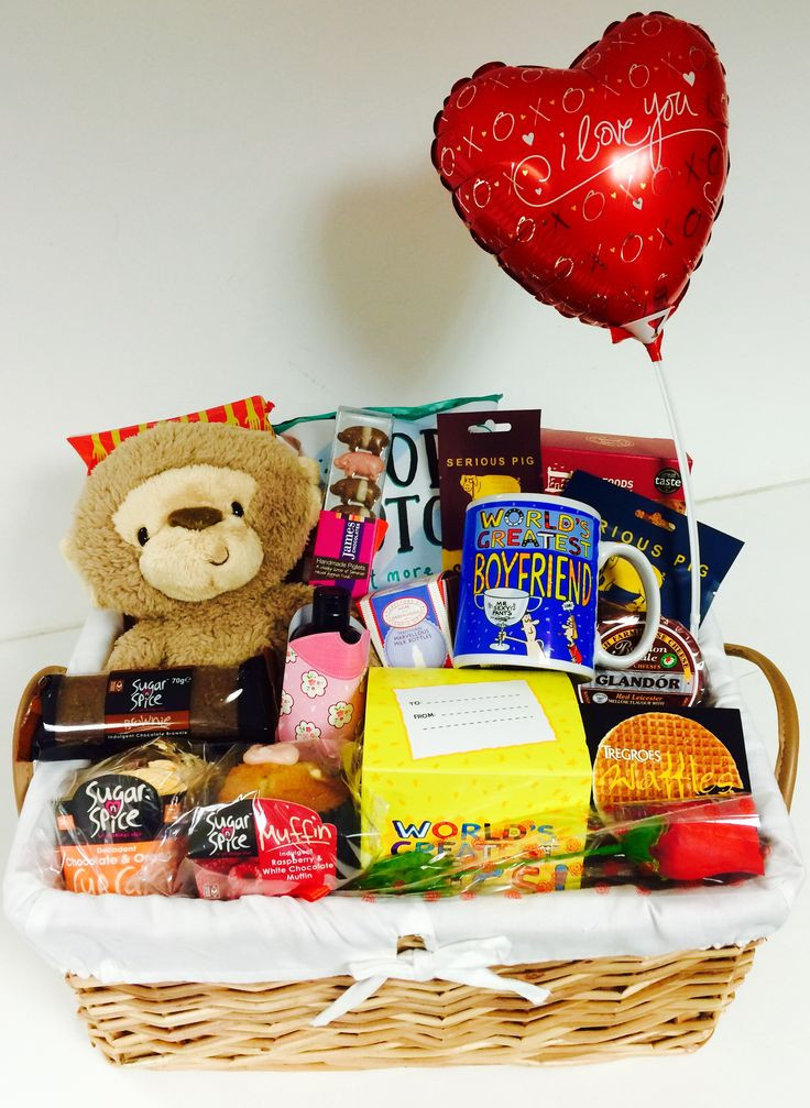 Valentine Gift Ideas For Boyfriends
 The 25 best Boyfriend t basket ideas on Pinterest