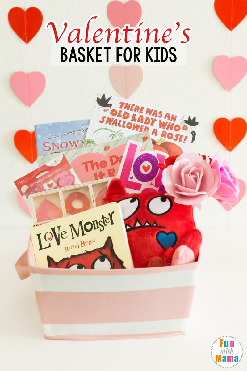 Valentine Gift Ideas For Daughters
 Valentines Basket Valentine s Gifts For Kids Fun with Mama