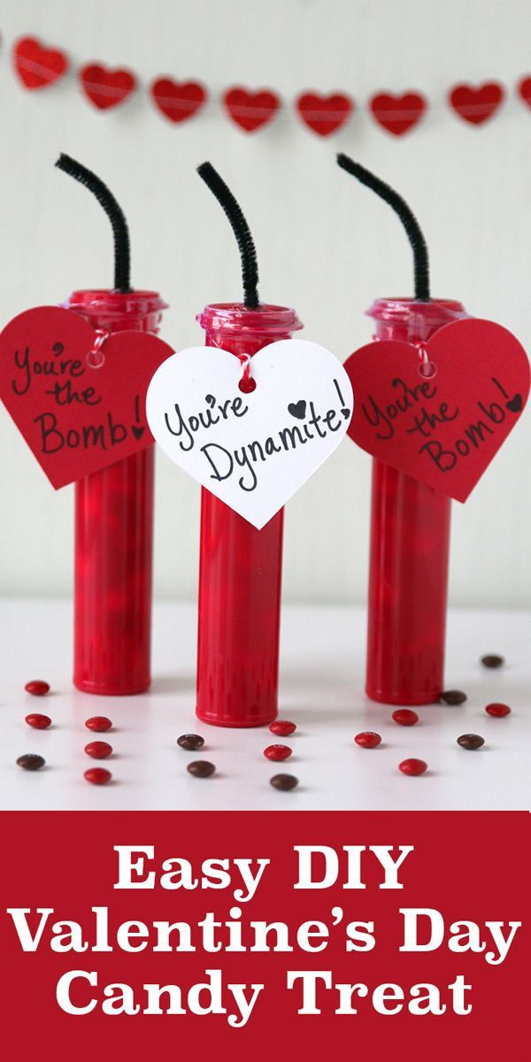 Valentine Gift Ideas For School
 This easy DIY Valentine’s Day Candy t idea is great for