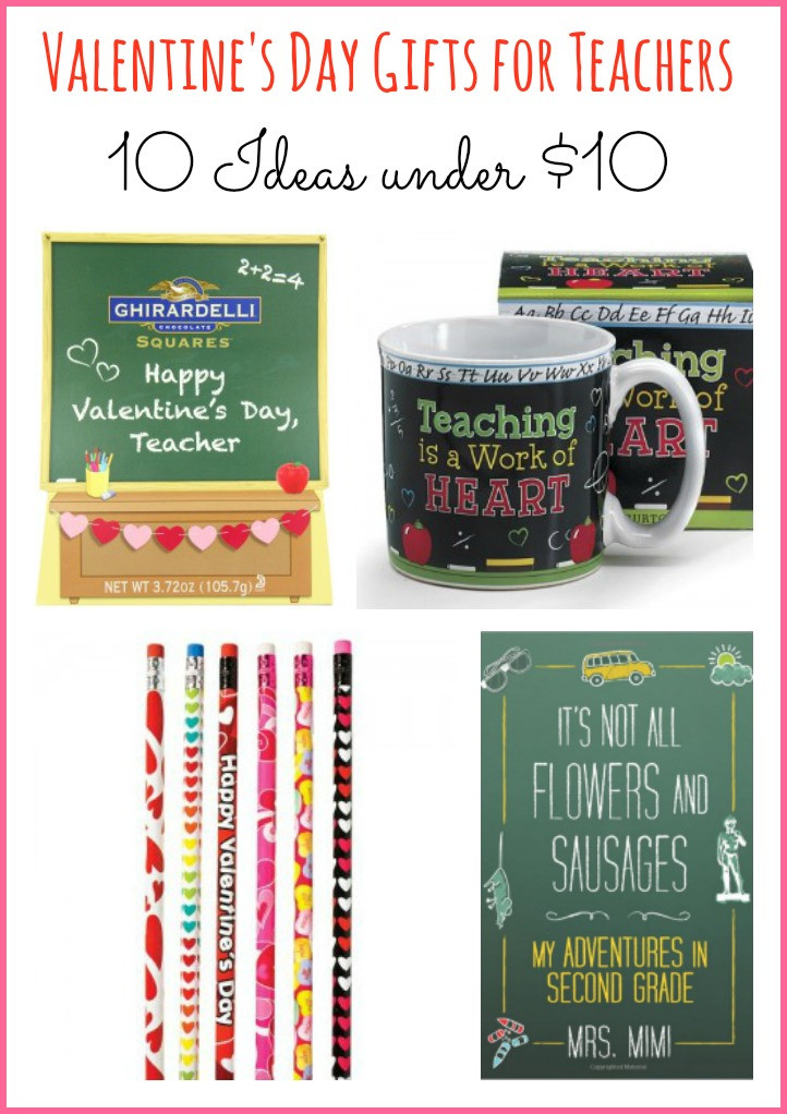 Valentine Gift Ideas For Teacher
 Valentine’s Day Gifts for Teachers – 10 Ideas Under $10