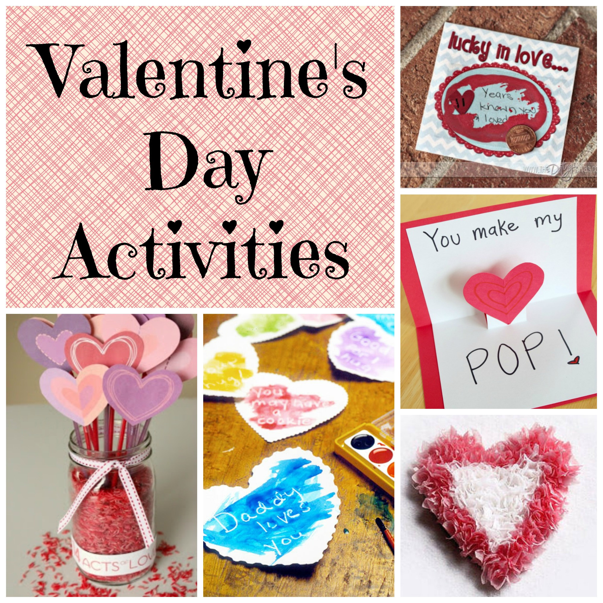 Valentines Day Activities
 Valentine s Day Activities and Ideas Saving Cent by Cent