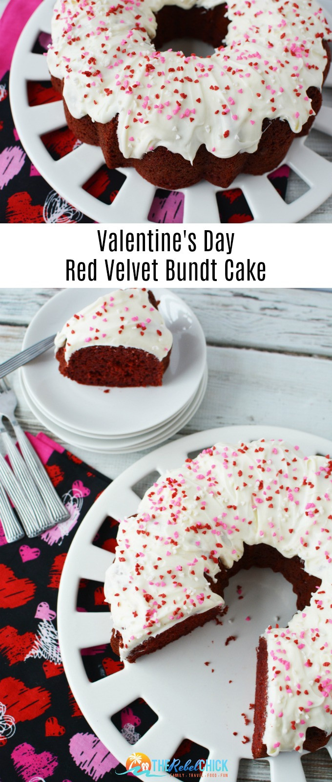 Valentines Day Cake Recipe
 Valentine s Day Red Velvet Bundt Cake Recipe The Rebel Chick