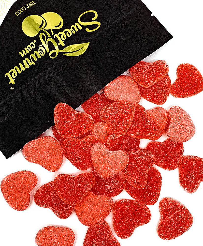 Valentines Day Candy Bulk
 SweetGourmet Gummi Sugar Hearts